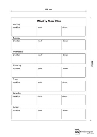 Meal Plan Portrait