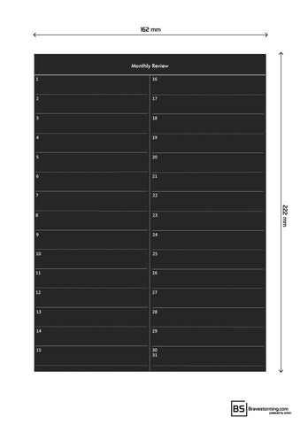 Black Monthly Review Portrait