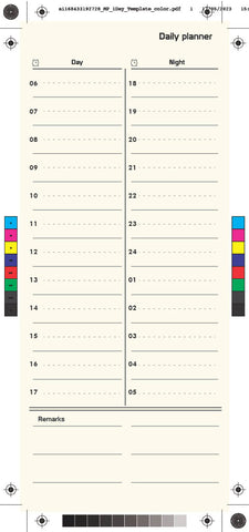 Bauhaus MoverPad - One Day Template