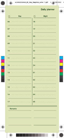 Blue MoverPad - One Day Template