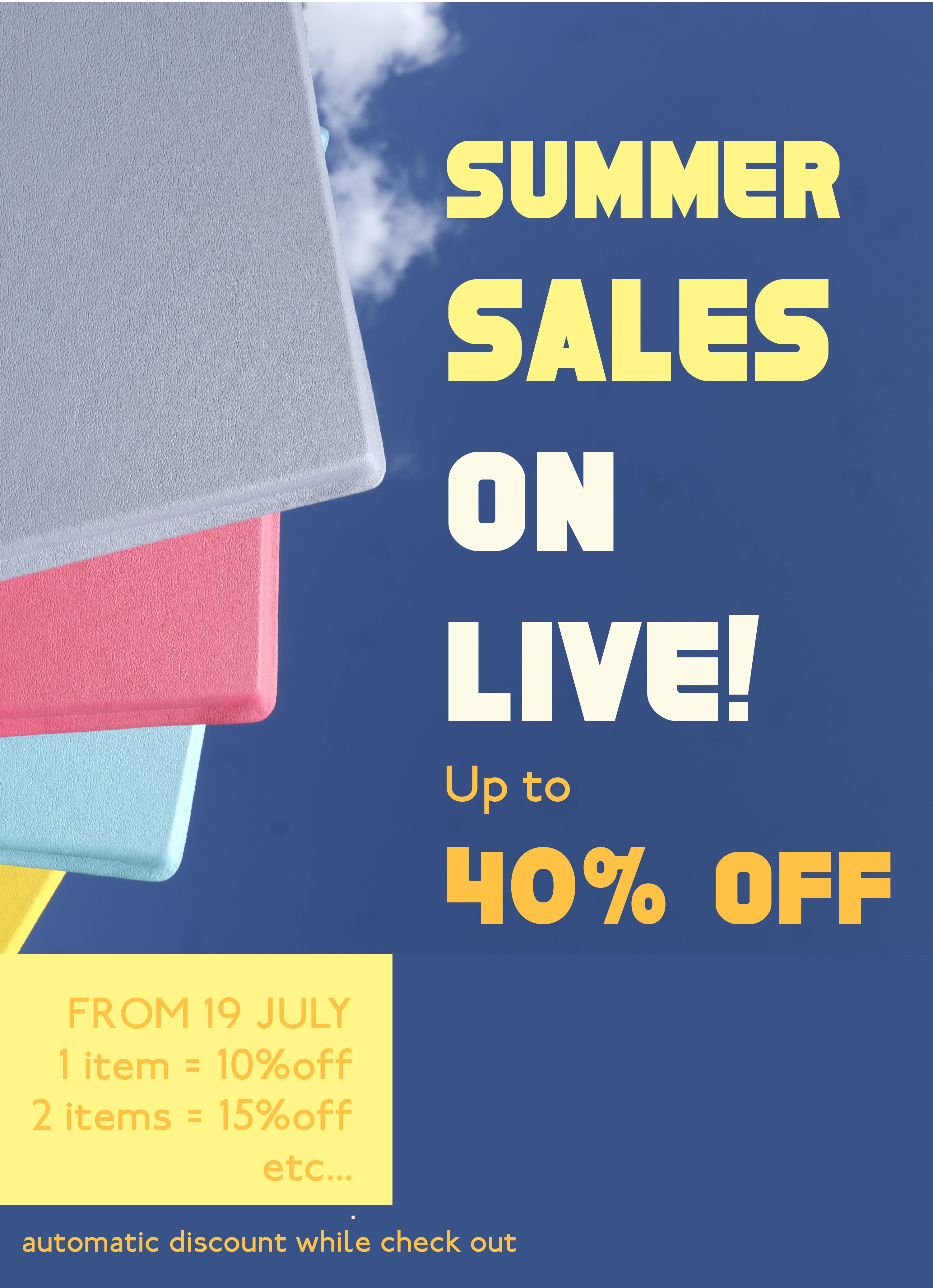 SUMMER SALE now on live! ☀️