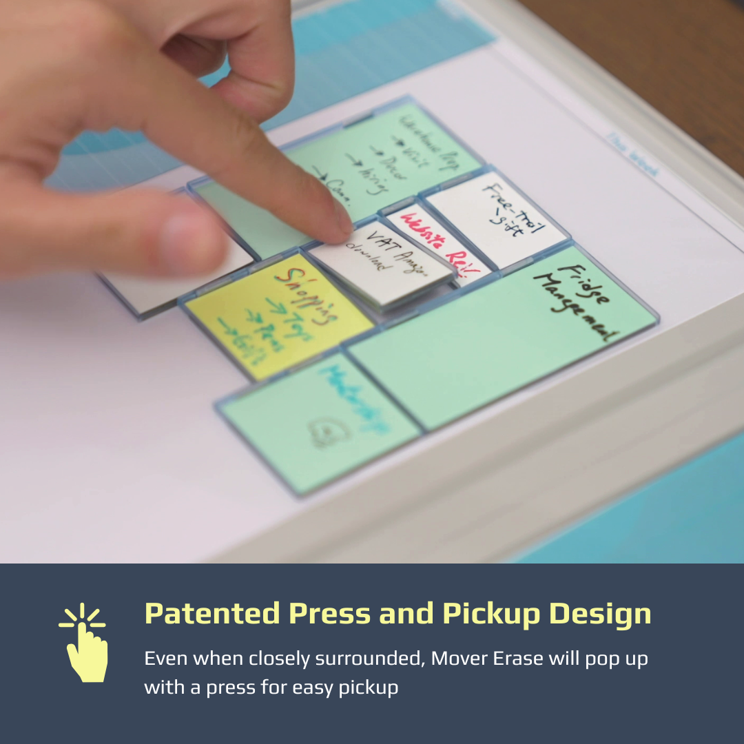 Mover Erase Individual Size - Tactile and Reusable Sticky Note ...